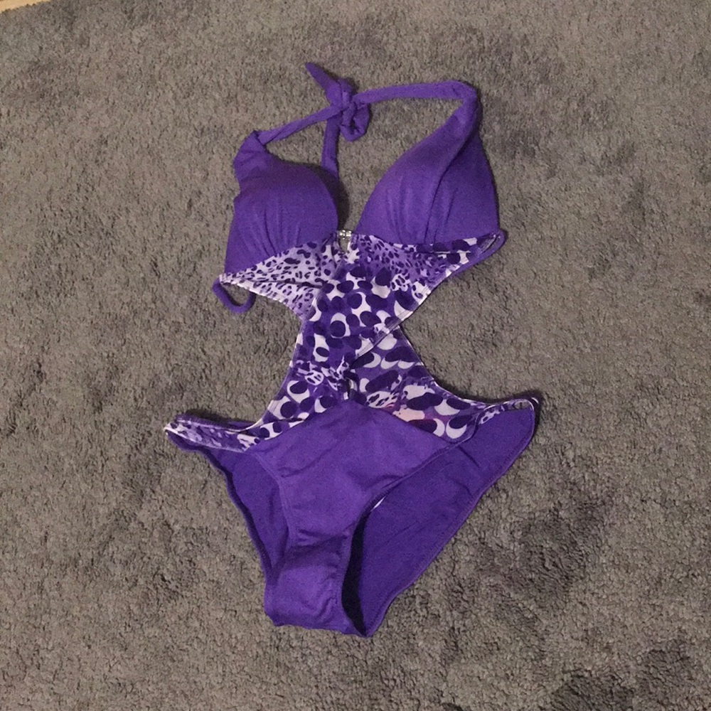 Brand new purple bathing suit monokini